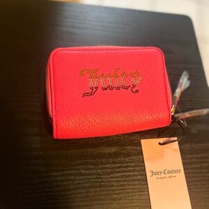 Juicy couture hot pink wallet